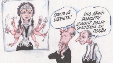 Attēls rakstam: Aktuālais zīmejumā. Latvijā balsis skaitīs ar rokām – galvenais, lai roku pietiek