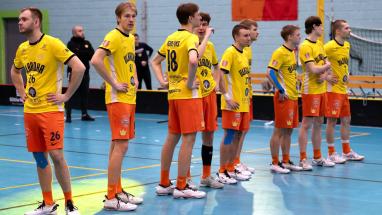 Attēls rakstam: Čempioni noliek pilnvaras. Ulbrokas florbolisti zeltu spiesti nomainīt pret sudrabu