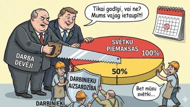 Attēls rakstam: Diskusijas par virsstundu piemaksām uzņem apgriezienus – tūkstoši pieprasa grozījumus apturēt