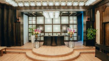 Attēls rakstam: Foto: Atjaunota laulību reģistrācijas zāle Saulkrastu novada Dzimtsarakstu nodaļā