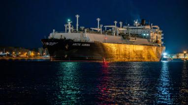 Attēls rakstam: Inčukalnam pamazām tuvojas ļoti svarīga krava - daļa nākamās apkures sezonas gāzes