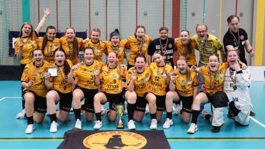 Attēls rakstam: Ķekavas florbolistēm otro gadu pēc kārtas Latvijas virslīgas bronza