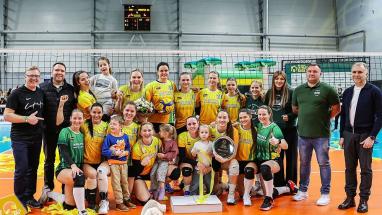 Attēls rakstam: Mārupes volejbolistes nosargā Nacionālās līgas čempioņu titulu