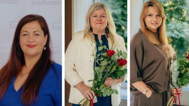 Attēls rakstam: Trīs dāmas Saulkrastu novadā pārņem vadības grožus: darbu sāk jaunas skolu direktores un bāriņtiesas galva