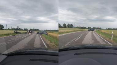 Attēls rakstam: VIDEO: "Motors uz ceļa mētājas” – aculieciniece dalās redzētajā pēc avārijas Sējas pagastā