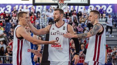 Attēls rakstam: VIDEO: Pirmo reizi vēsturē! Latvijas 3x3 basketbolisti kļūst par pasaules čempioniem
