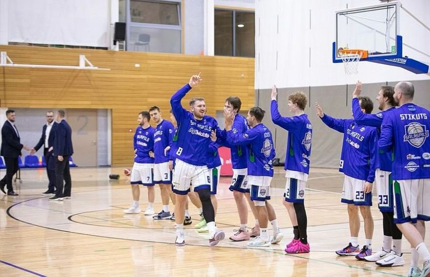 1.IV Nacionālās basketbola līgas ceturtdaļfināla spēle Salaspilī