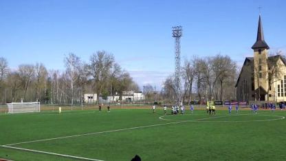 Attēls rakstam: 1.V Sieviešu futbola pirmās līgas spēle Olainē