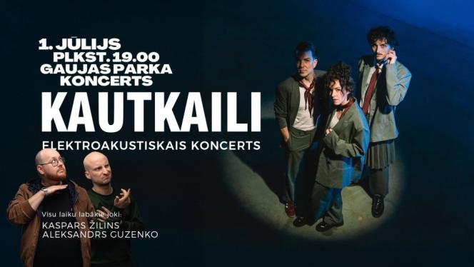 Attēls rakstam: 1.VII Grupas "Kautkaili" elektroakustiskais koncerts Ādažos