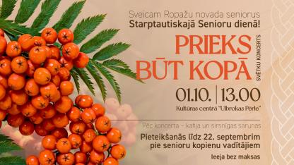 Attēls rakstam: 1.X Svētku koncerts senioriem "Prieks būt kopā" Ulbrokā