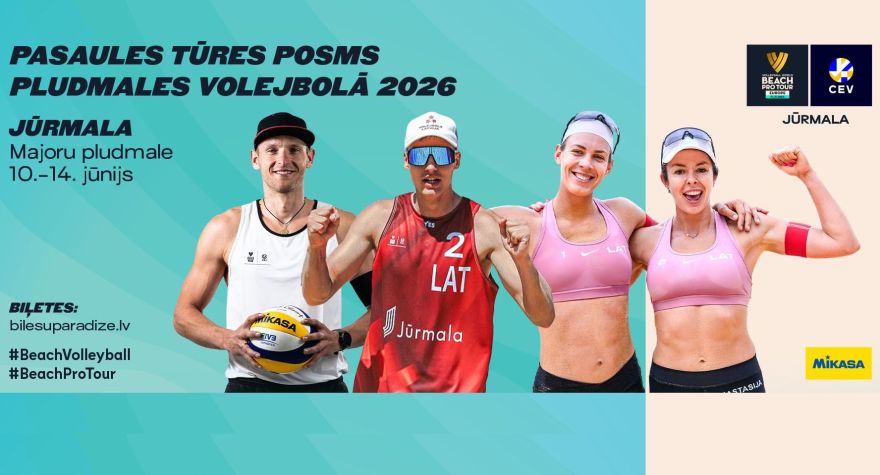 10.-14.VI Pasaules tūres "Futures" turnīrs pludmales volejbolā Majoros