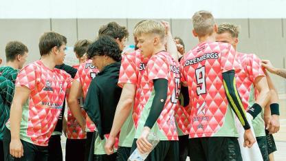 Attēls rakstam: 10.III Latvijas handbola pirmās līgas pusfināla spēle Salaspilī