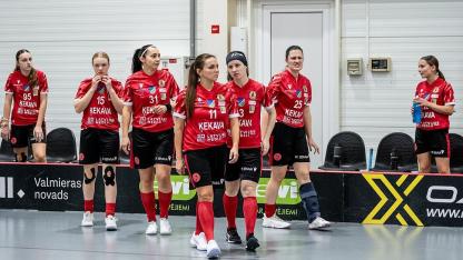 Attēls rakstam: 10.IV Latvijas dāmu florbola virslīgas finālspēle par trešo vietu Ķekavā