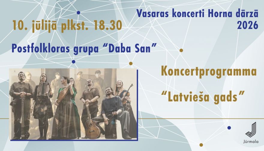 10.VII Postfolkloras grupas "Daba san" koncerts "Latvieša gads" Jūrmalā