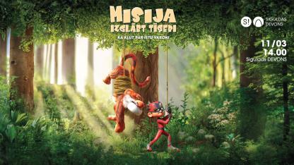 Attēls rakstam: 11.III Animācijas filma "Misija: izglābt tīģeri" Siguldā