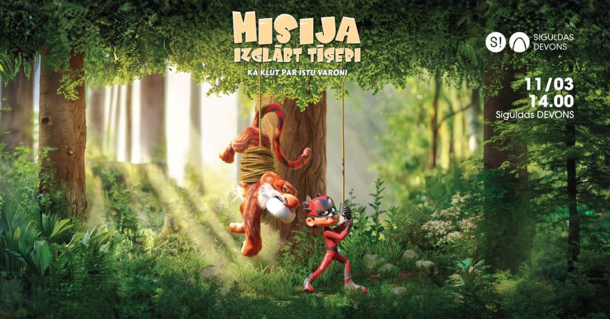 11.III Animācijas filma "Misija: izglābt tīģeri" Siguldā