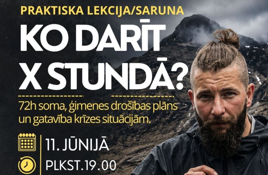 11.VI Praktiska lekcija/saruna "Ko darit X stundā?" Carnikavā