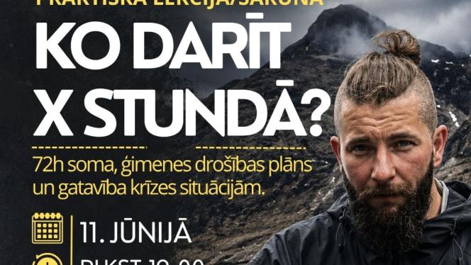 Attēls rakstam: 11.VI Praktiska lekcija/saruna "Ko darit X stundā?" Carnikavā