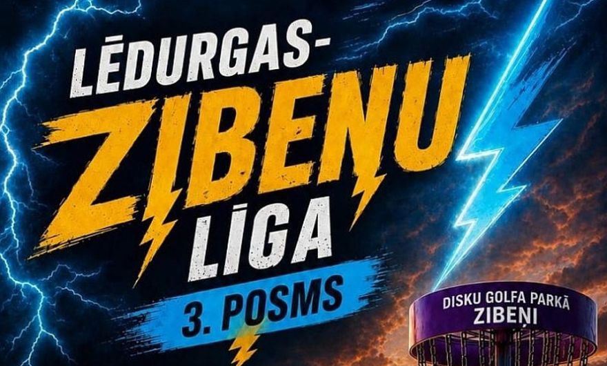 11.VII Lēdurgas – Zibeņu līgas trešais posms disku golfā Carnikavā
