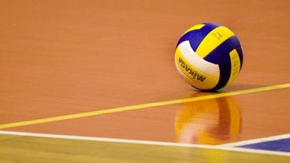 Attēls rakstam: 12.IV Latvijas dāmu volejbola čempionāta fināla otrā spēle Mārupē