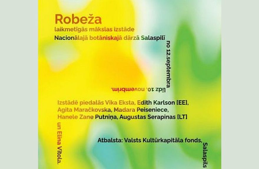 12.IX Brīvdabas laikmetīgās mākslas izstāde "Robeža" Salaspilī