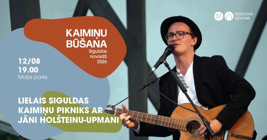 12.VIII Lielais Siguldas kaimiņu pikniks kopā ar mūziķi Goran Gora Siguldā