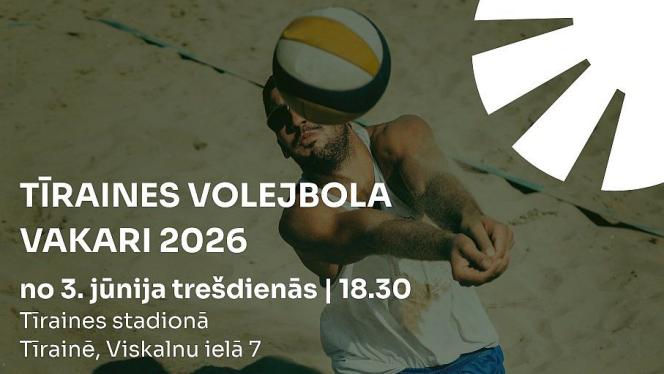 Attēls rakstam: 12.VIII Tīraines volejbola vakars