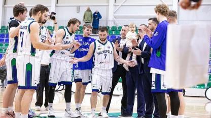 Attēls rakstam: 13.III Nacionālās basketbola līgas astotdaļfināla spēle Salaspilī