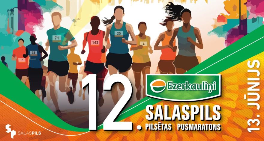 13.VI "Ezerkauliņu" Salaspils pilsētas pusmaratons