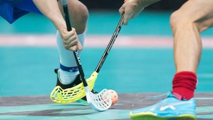 Attēls rakstam: 14.-15.III Latvijas florbola virslīgas un pirmās līgas pusfināla spēles Ulbrokā