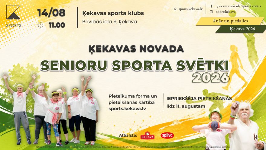 14.VIII Ķekavas novada senioru sporta svētki