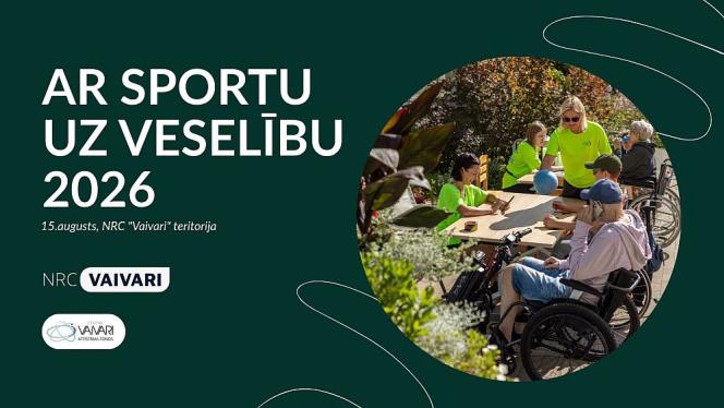 Attēls rakstam: 15.VIII Pasākums "Ar sportu uz veselību 2026" Vaivaros