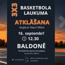 Attēls rakstam: 16.IX Jaunā 3×3 basketbola laukuma atklāšanas pasākums Baldonē