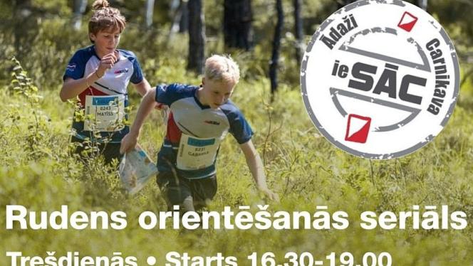 Attēls rakstam: 16.IX Orientēšanās sacensību seriāla "ieSĀC" trešais posms Mežgarciemā