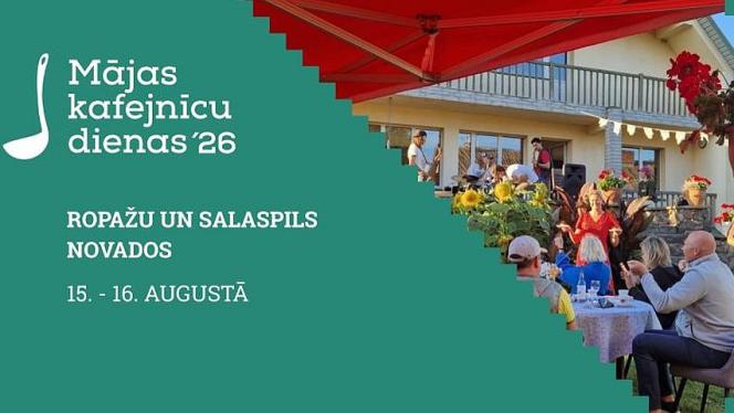 Attēls rakstam: 16.VIII Mājas kafejnīcu dienas "Pie piena upēm ķīseļa krastos" Ropažu un Salaspils novadā