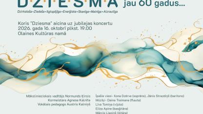 Attēls rakstam: 16.X Jauktā kora "Dziesma" 60 gadu jubilejas koncerts Olainē