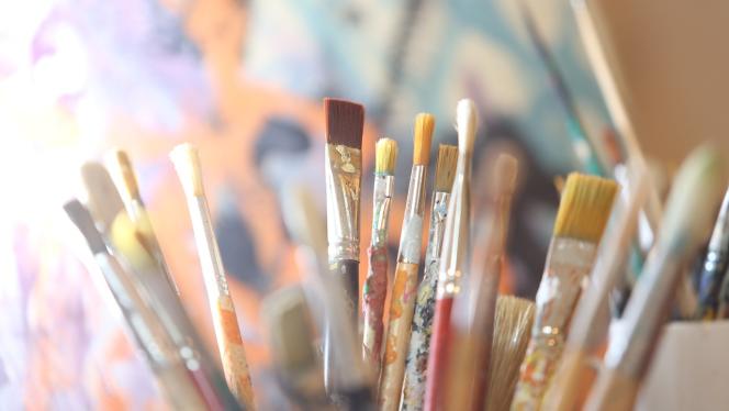 Attēls rakstam: 17.III Ivonnas Bredovskas gleznu izstādes "Plūst laika upe nemainīga" atklāšana