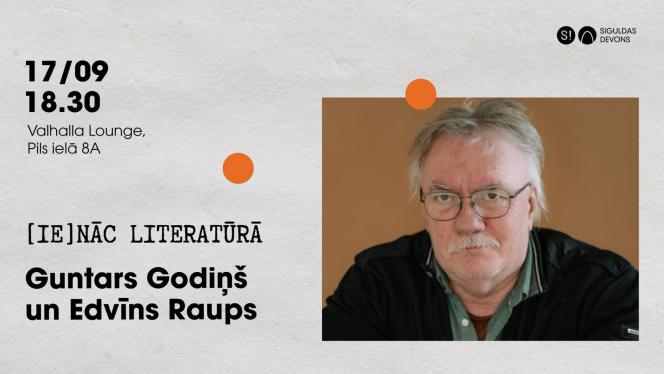 Attēls rakstam: 17.IX Saruna ar dzejnieku un tulkotāju Edvīnu Raupu ciklā "[Ie]nāc literatūrā" Siguldā
