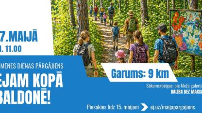 Attēls rakstam: 17.V Pārgājiens "Ejam kopā Baldonē!"