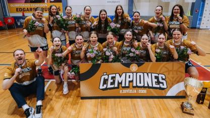 Attēls rakstam: 17.X Latvijas Sieviešu basketbola līgas otrās divīzijas spēle Kauguros