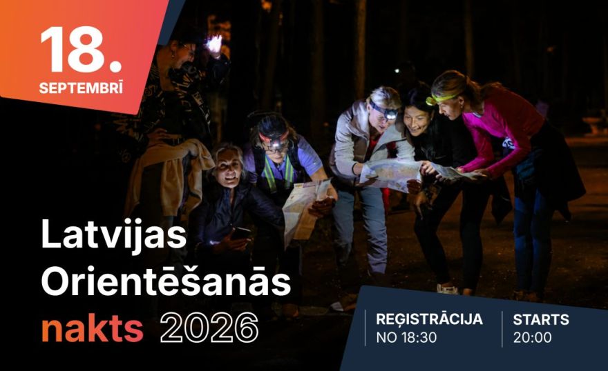 18.IX Latvijas Orientēšanās nakts Ādažos, Inčukalnā, Jaunmārupē, Ķekavā, Salaspilī un Ulbrokā