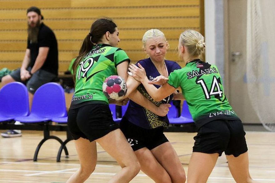 19.-20.IX Igaunijas – Latvijas dāmu handbola līgas spēles Salaspilī