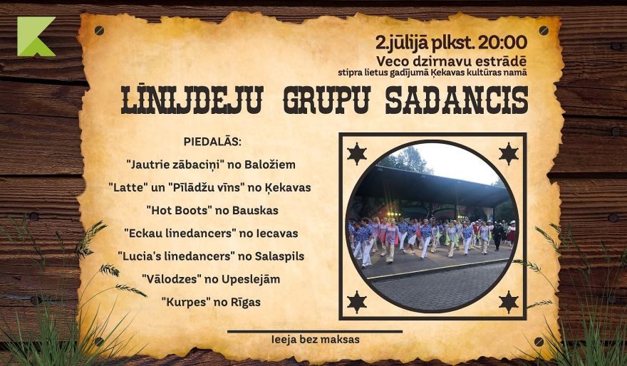2.VII Līnijdeju grupu sadancis Ķekavā