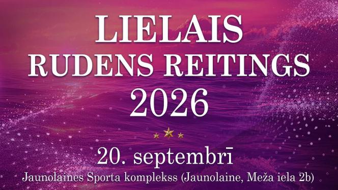 Attēls rakstam: 20.IX Sporta deju sacensības "Lielais rudens reitings 2026" Jaunolainē