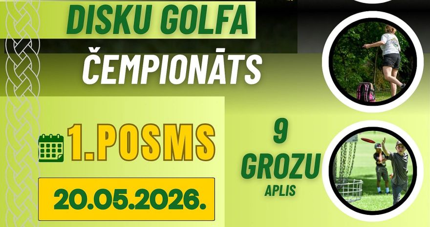 20.V Ropažu pagasta disku golfa čempionāta pirmais posms Zaķmuižā