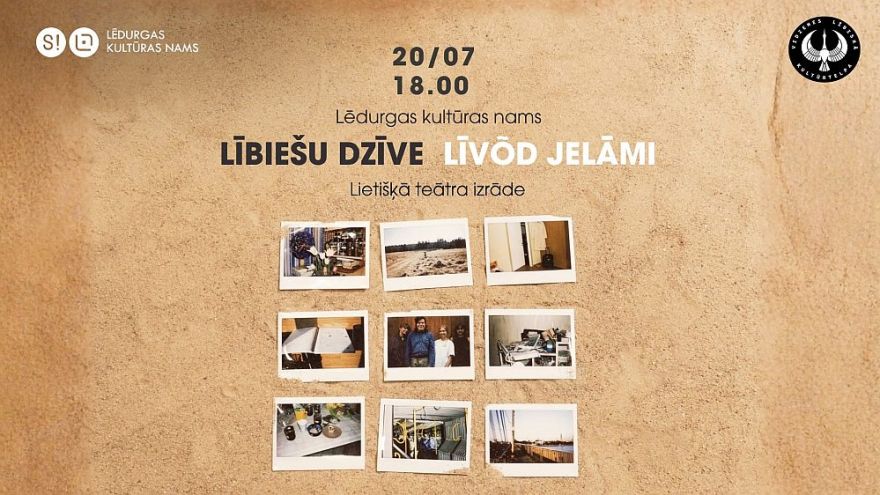 20.VII Lietišķā teātra izrāde "Lībiešu dzīve" Lēdurgā