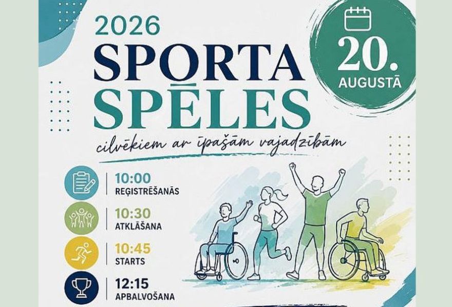 20.VIII Sporta spēles cilvēkiem ar īpašām vajadzībām Salaspilī