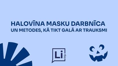 Attēls rakstam: 20.X Halovīna masku darbnīca un sarunas par metodēm, kā cīnīties ar trauksmi, Mārupē