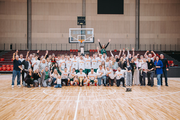 Foto: Mārupieši triumfē Jaunatnes basketbola līgas finālturnīrā