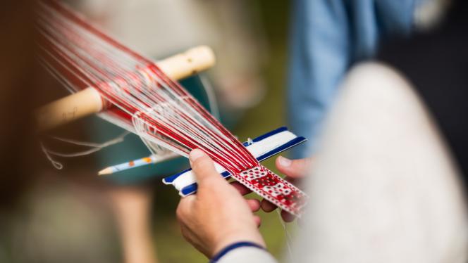 Attēls rakstam: 21.III Jolantas Briedes jostu aušanas meistarklase Olainē